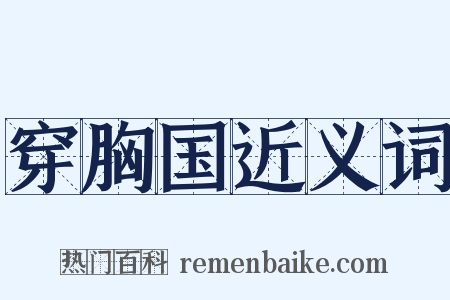 穿胸国近义词是什么意思的图片